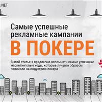 Самые успешные рекламные кампании в покере