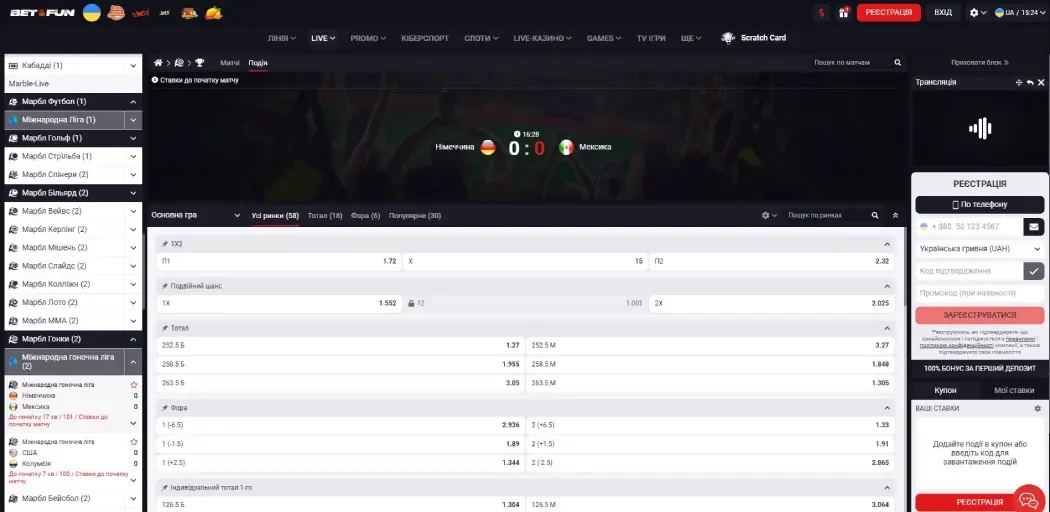 Bet2Fun ставки