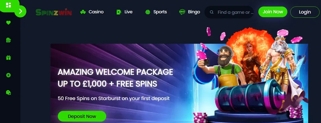 SpinzWin Official Site