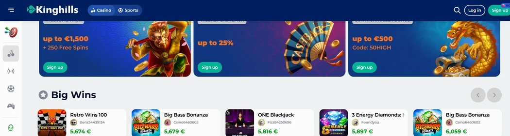 Kinghills Casino Official Site Kinghills Casino