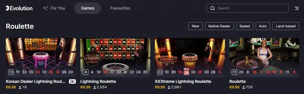 Ruby Fortune Live Casino