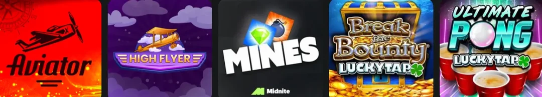 Midnite Casino games
