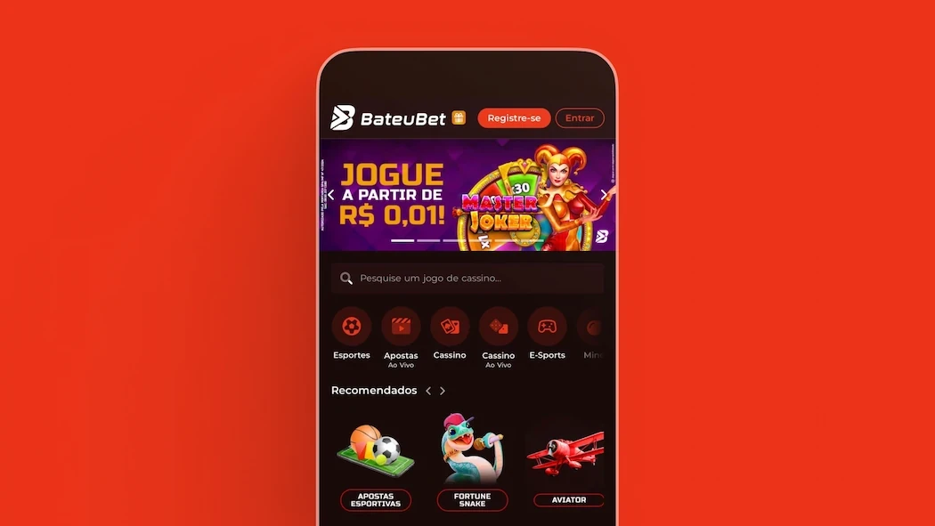 App da plataforma Bateubet