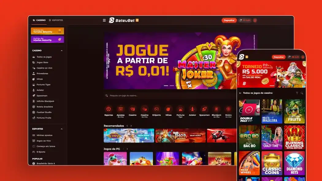 Bateubet Casino jogos