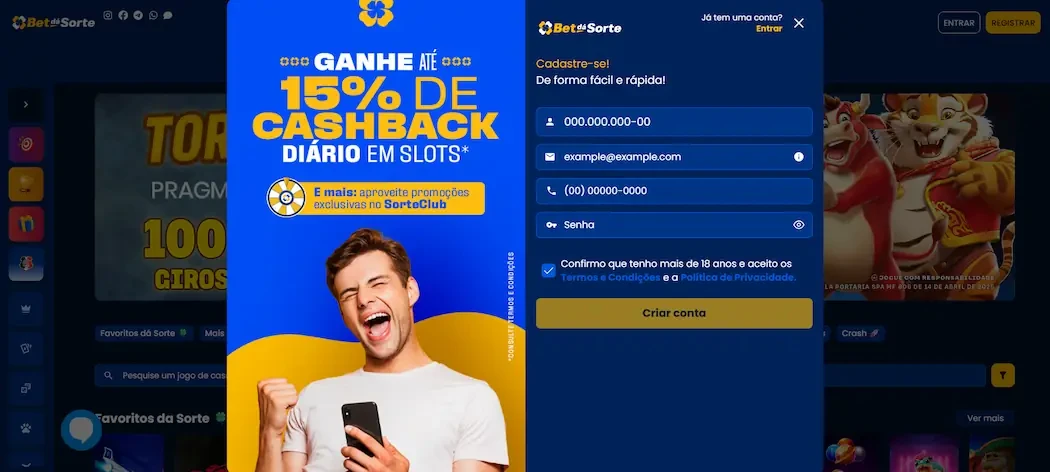 Login na Betdasorte Casino