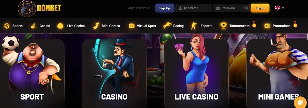 DonBet Site