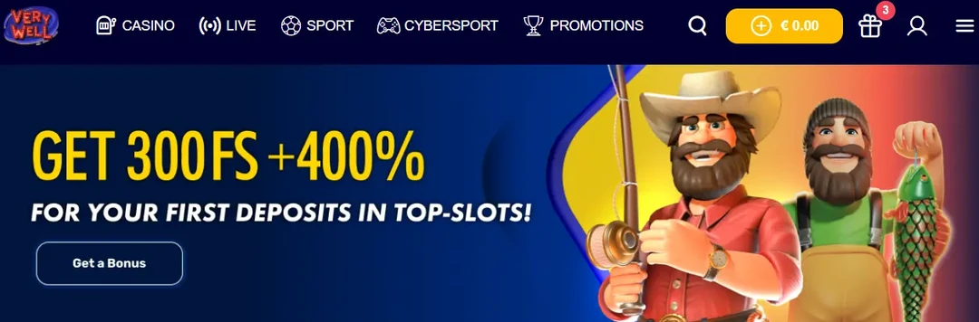 VeryWell Casino Site