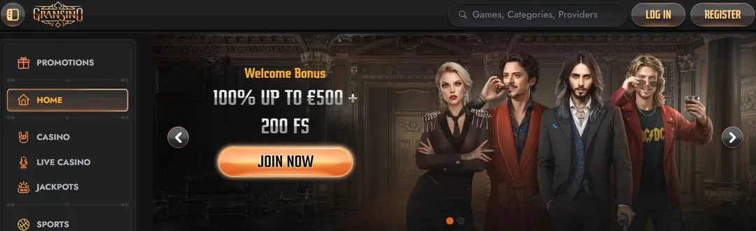 Gransino Casino Site