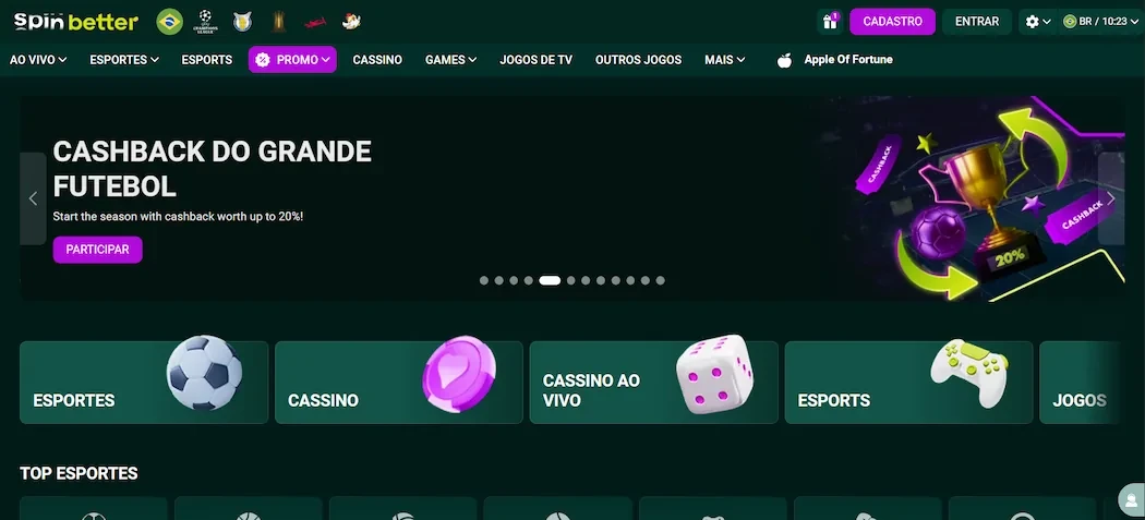 SpinBetter Casino Site