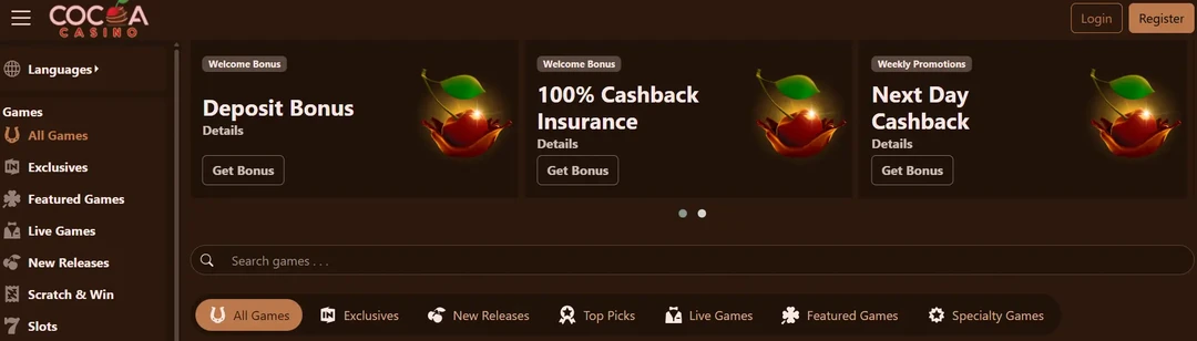 Cocoa Casino Site