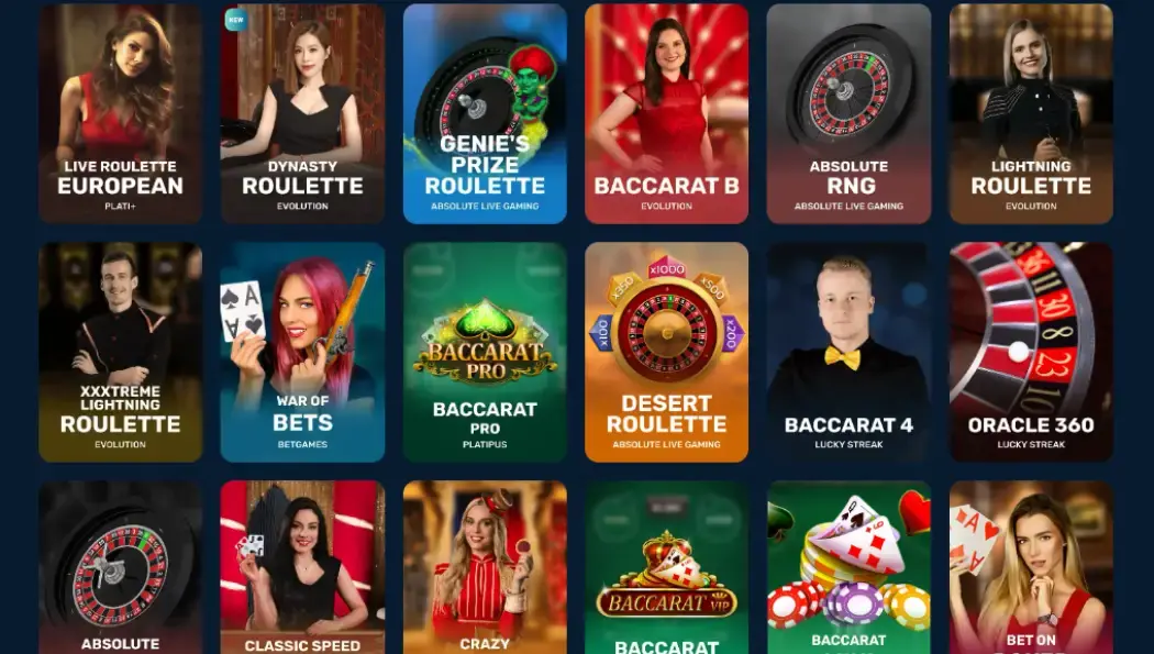 Revery Play live-casino