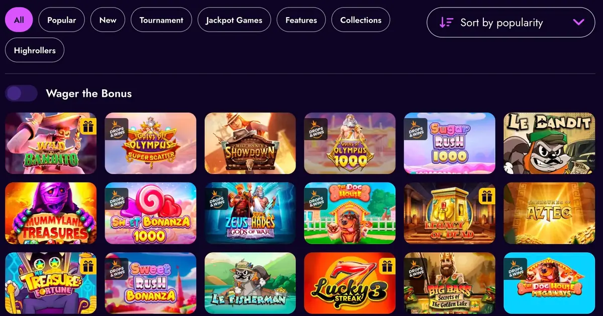 Irwin Casino слоти