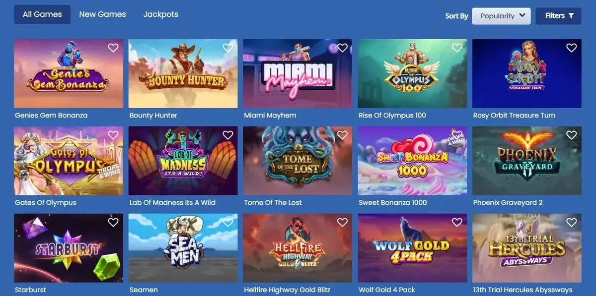 Ігри в Євро казино