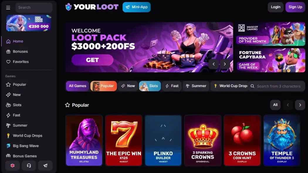 Your Loot казино