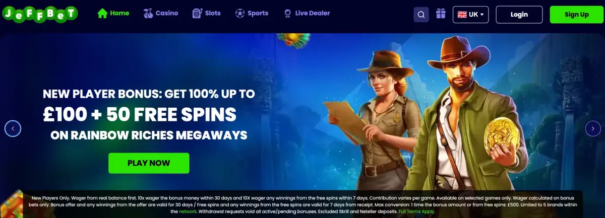 JeffBet Bank Transfer Casino