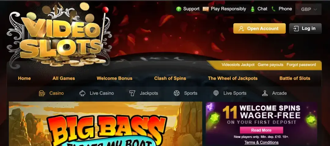 Videoslots Bank Transfer Casino