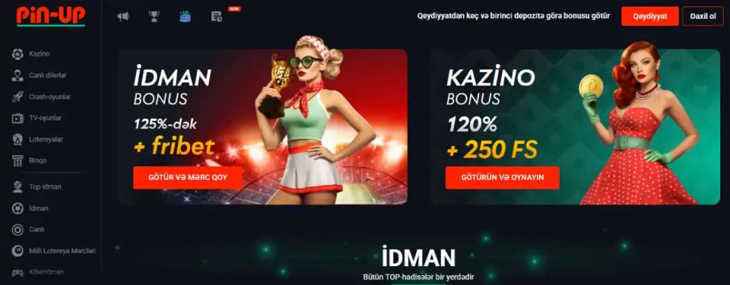 Pin-U Azərbaycan onlayn kazinosu Pin-Up