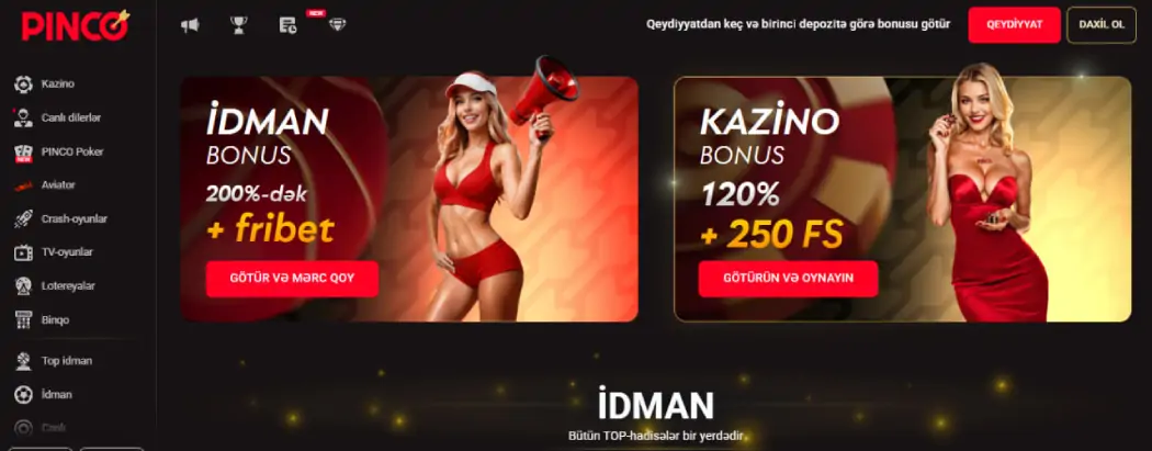 Pinco Casino Azərbaycanda onlayn kazino Pinco Casino