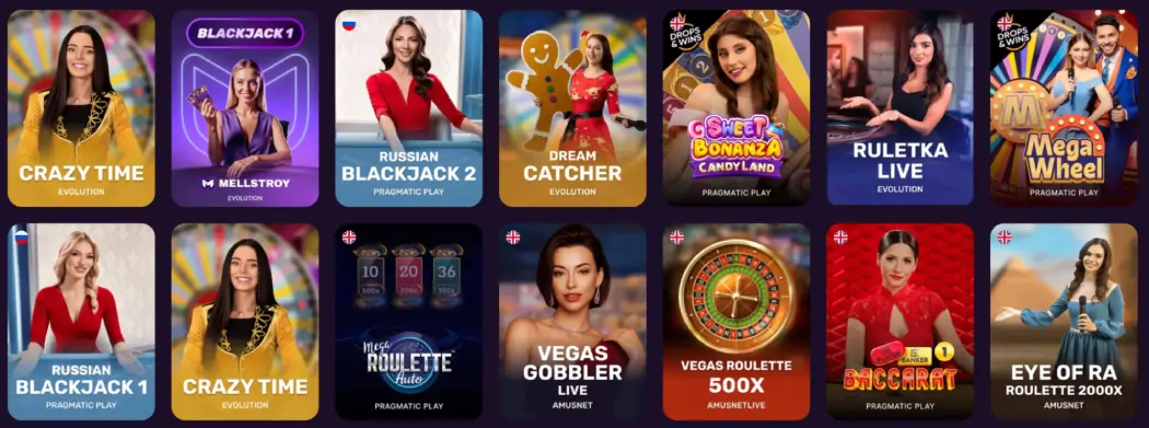 Live-столы Melstroy Casino Melstroy Casino