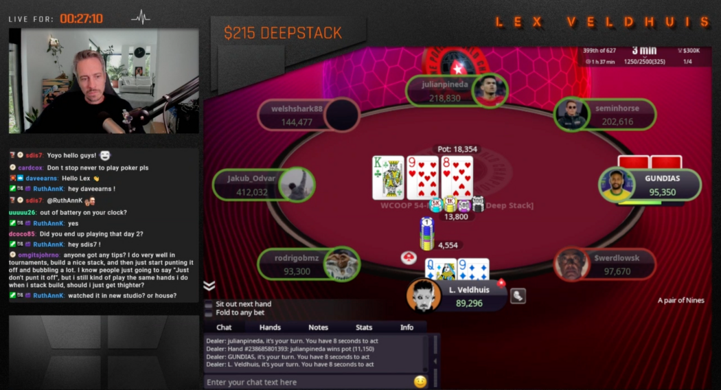 Лекс Вельдхус и его стримы