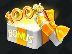 100% бонус за первый депозит до 1 000$