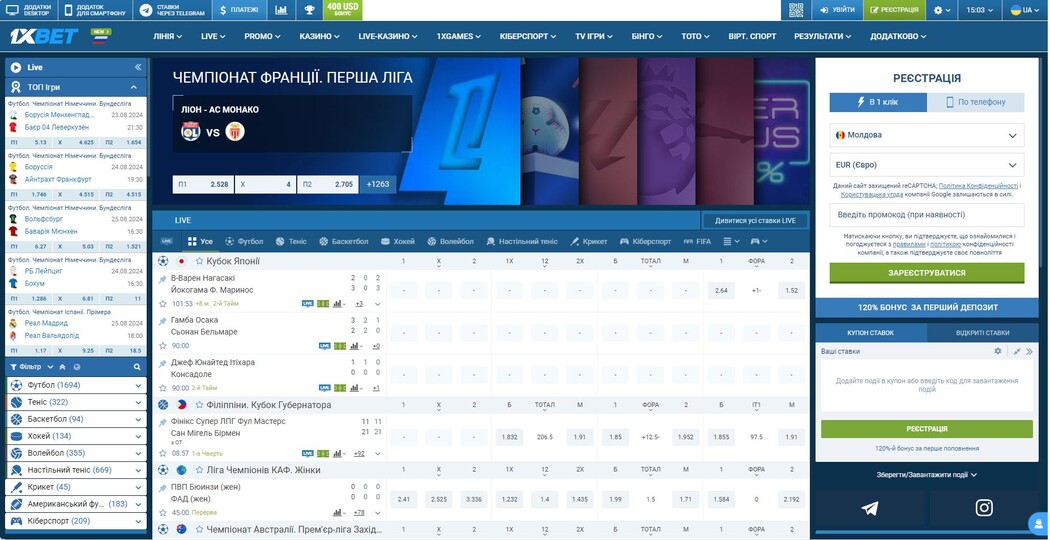 1хBet ставки на спорт 1хBet ставки