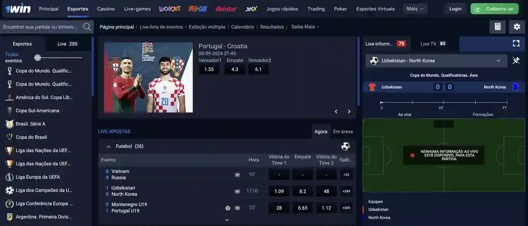 1Win Apostas Esportivas