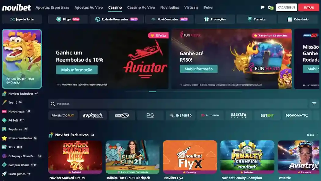 Novibet Casino jogos Novibet Casino