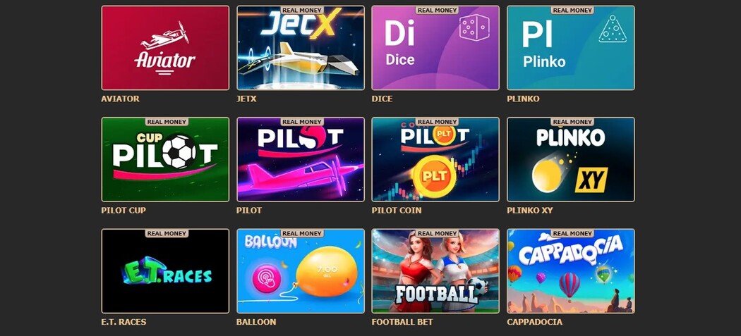 Миттєві ігри на Rox Casino Instant Rox
