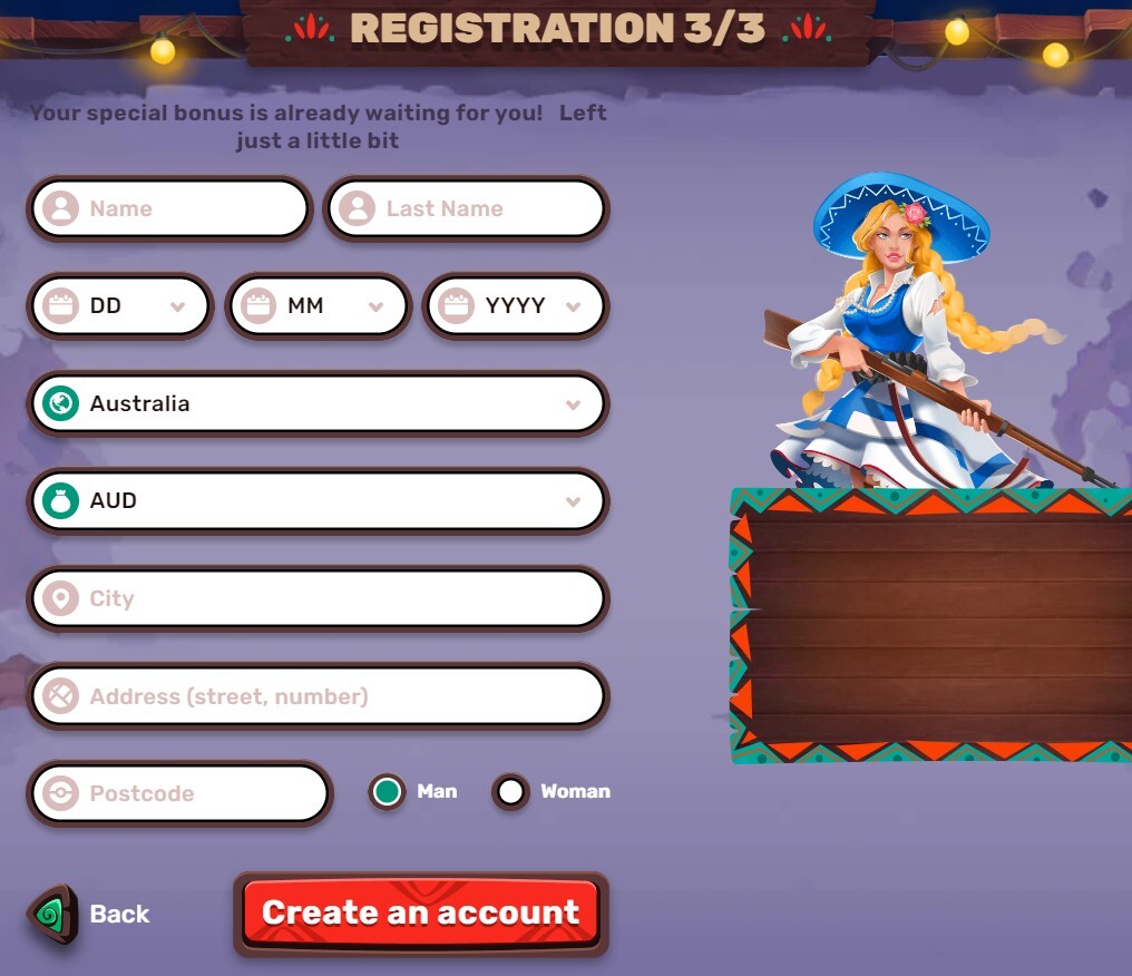 5Gringos Casino Registration Form 5Gringos Casino Login Details