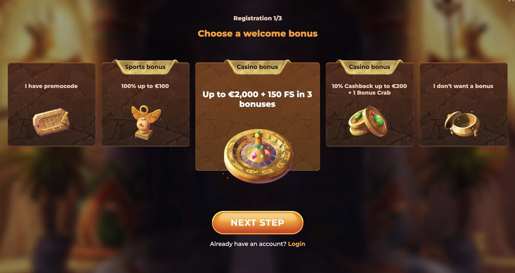 Amun Ra casino registration