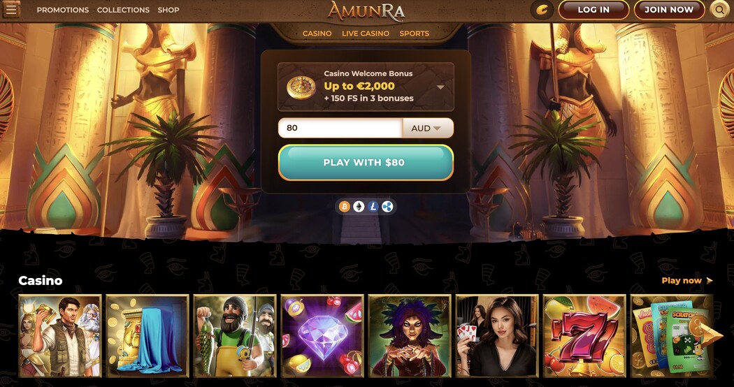 AmunRa casino site