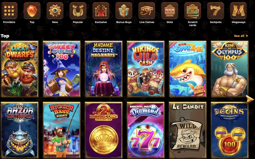AmunRa casino games