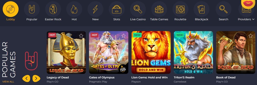 Rolling Slots Casino Games