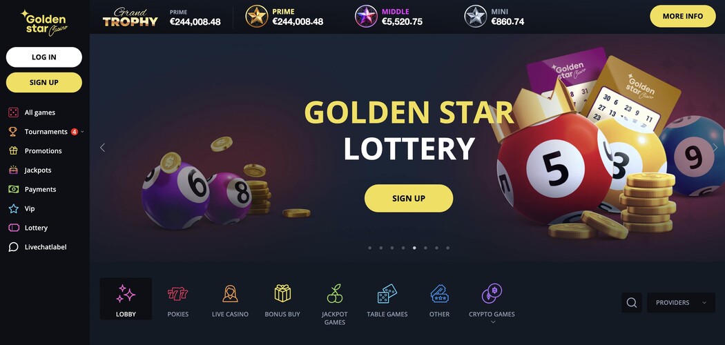 Golden Star casino site