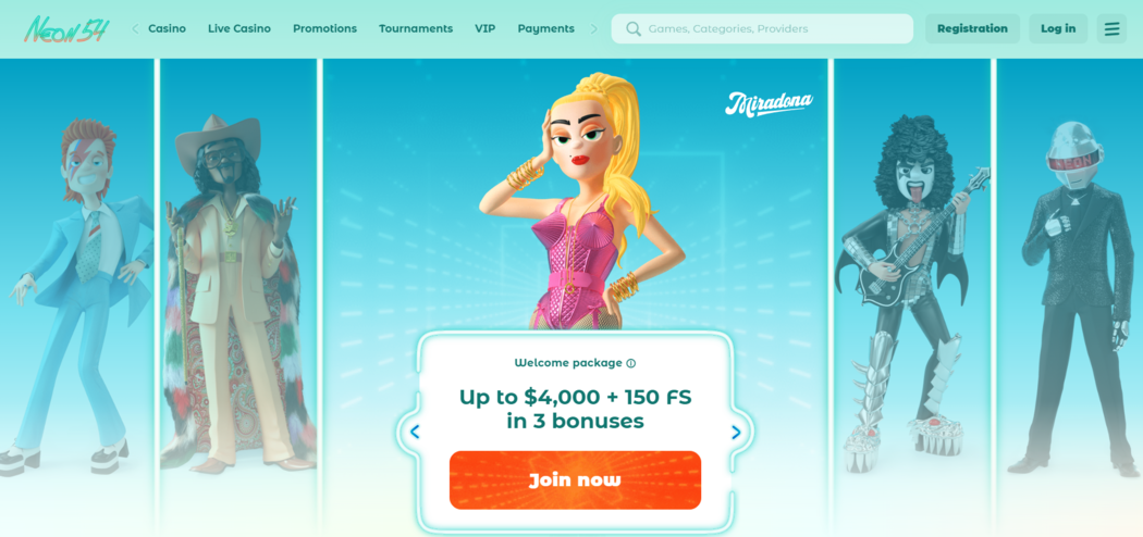 Neon54 Casino Review