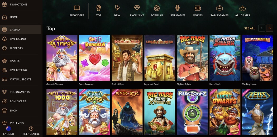 Crownplay casino games Crownplay pokie games