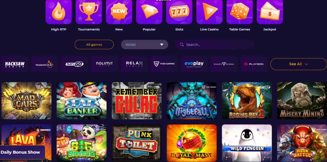iWild Casino Games