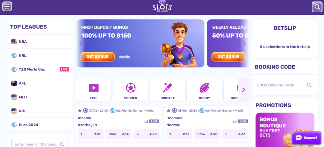 Slots Palace Sportsbook