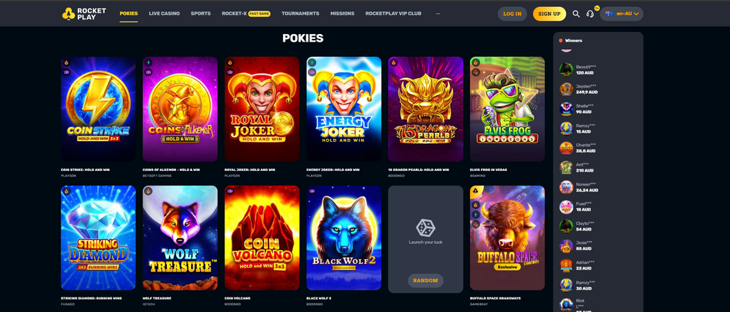 Rocket Play Casino Real Money Games Rocket Play Casino Games