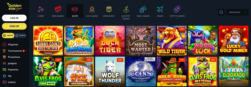 GoldenStar Casino pokies