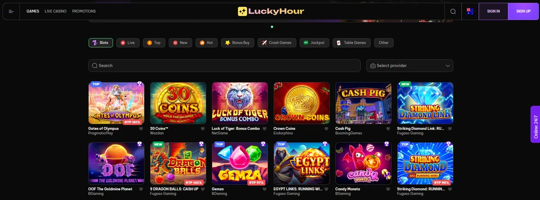 LuckyHour Casino