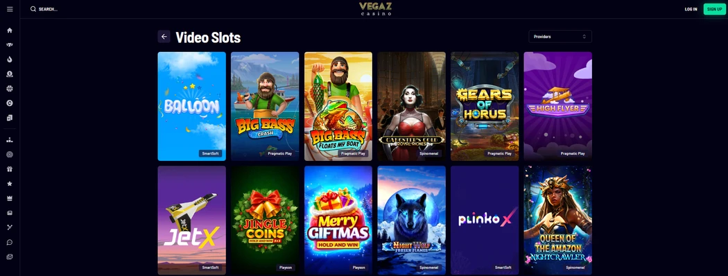 Vegaz Casino games VegazCasino
