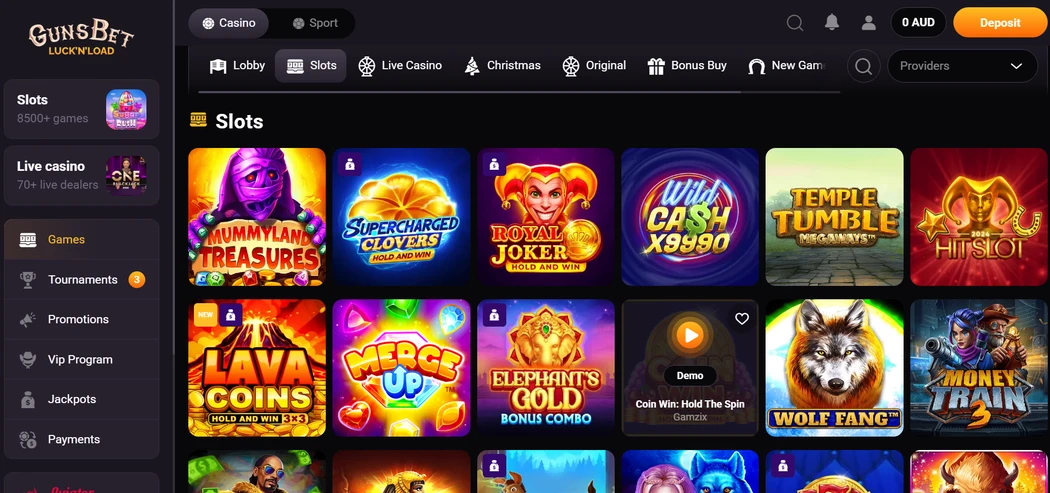 GunsBet Casino pokies Guns Bet Casino