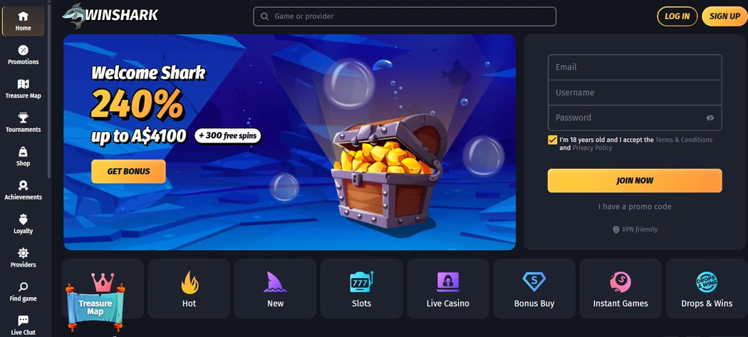 Winshark Casino Winshark