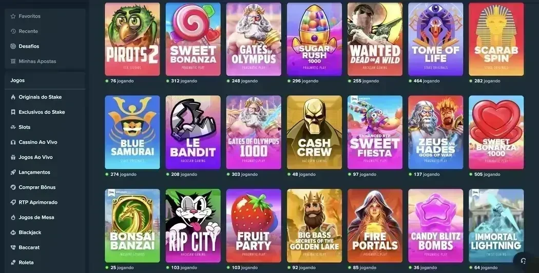 Casino Stake slots Casino Stake games