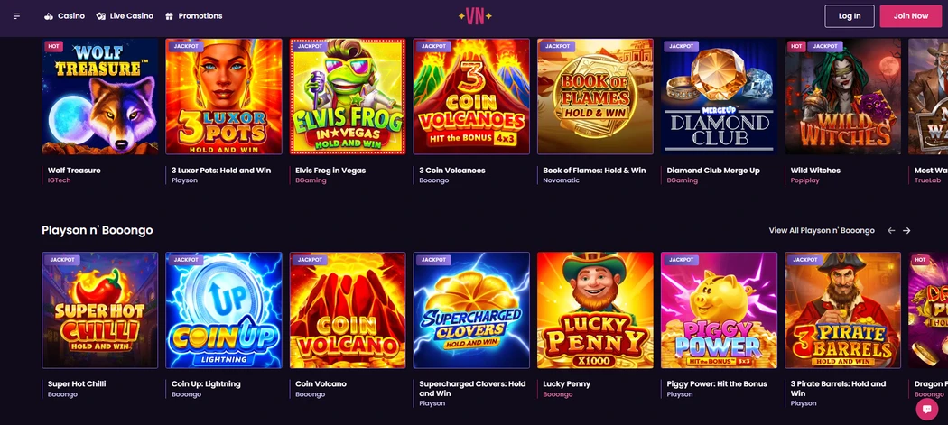 VegasNow Casino VegasNow