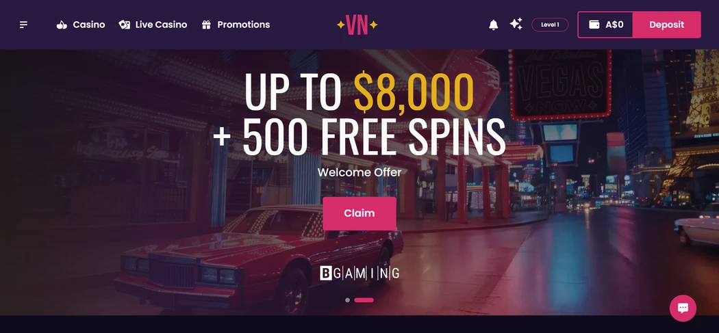 Vegas Now Casino Vegas Now