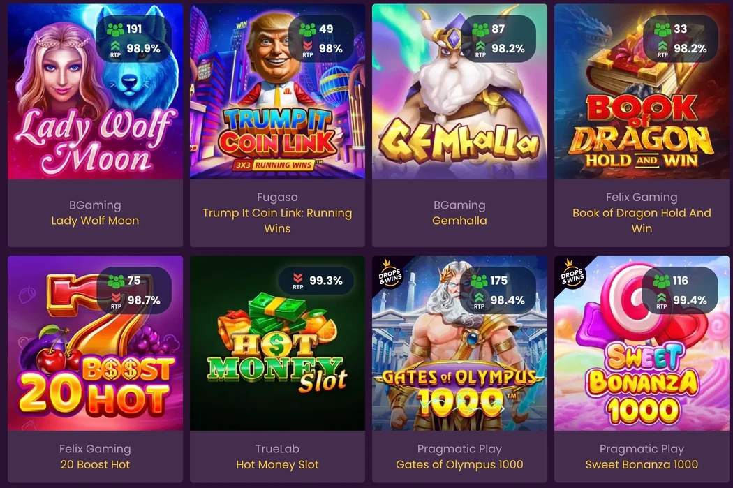 Bizzo Casino jogos