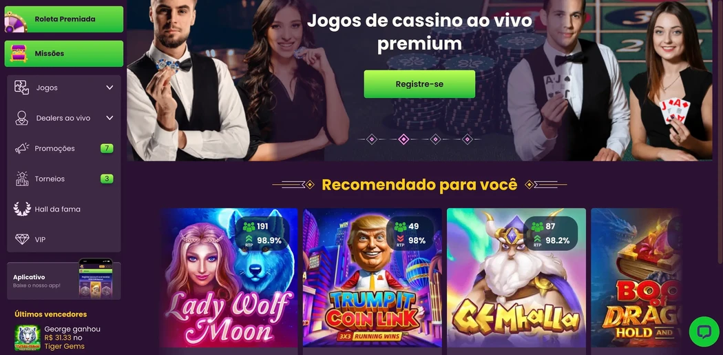 Bizzo Casino site